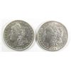 Image 1 : 1881-O & 1902-O AU/UNC MORGAN DOLLARS