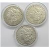 Image 1 : 3-VG/F MORGAN DOLLARS: 1881,  1897-O,