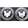 Image 2 : 1986 & 1997 PROOF AM SILVER EAGLES