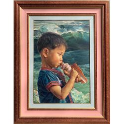 Wai Ming, Sea Song, Oil Painting