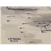 Image 2 : Laurent Marcel Salinas, Mother and Child 325, Wash and Ink Drawing