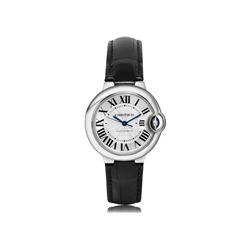 Cartier 33MM BB Auto on Strap Model #W6920085