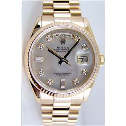 Rolex Model # 118238 Rolex Day Date 36 YG