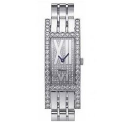 Chopard H Watch WG on Bracelet with Pave Dial Model #109052/1001