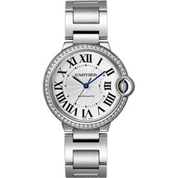 Cartier 36MM BB with Diamond Bezel Model #W4BB0017