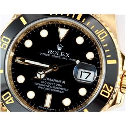 Rolex Model # 116618LN Rolex Submariner YG