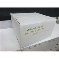 New case of  6" round Sandpaper disk 100 grit  PSA/ 100 pieces