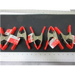 New lot of 5 Bessy 2 inch Spring Clamps