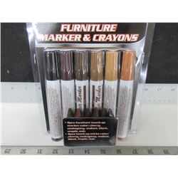 New 12 piece Furniture Touch up Markers / excellent on most woods