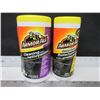 Image 1 : 2 New Armor All Wipes / 1 large 50ct Cleaning Wipes & 1 25 Protectant Wipes