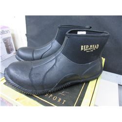 Men's Mallard 5" Waterproof Boots size 12 / right boot needs small stitch see pics