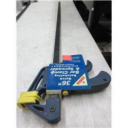 New 36" Quick Ratcheting Bar Clamp & Spreader