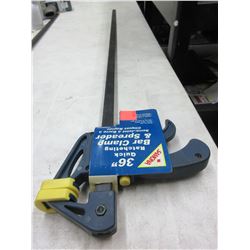New 36" Quick Ratcheting Bar Clamp & Spreader