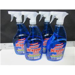 4 New 32oz Window Clean Glass & Surface Cleaner / streak free