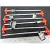 Image 1 : 6 New Heavy Duty Steel Tent Pegs 10" long x 1/4" thick / for Hard ground