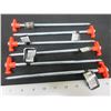 Image 1 : 6 New Heavy Duty Steel Tent Pegs 10" long x 1/4" thick / for Hard ground