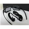 Image 3 : 2 New Pairs of UVEX S4041 Safety Glasses / Tirade/black frame with headband