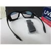 Image 3 : 2 New Pairs UVEX S 0604X Seismic / black frame  SCT-Reflect 50 Lense