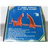 Image 2 : New 7" Deep Throat 3/4" Pipe Clamp heavy duty Cast Iron