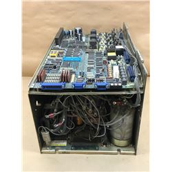 FANUC A06B-6055-H108 AC SPINDLE SERVO UNIT W/ A20B-1001-0120 TOP BOARD