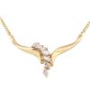 Image 1 : 1.80 ctw Diamond Necklace - 14KT Yellow Gold