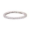 Image 1 : 0.80 ctw Diamond Eternity Ring - 18KT White Gold