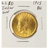 Image 1 : 1915 $10 Indian Head Eagle Gold Coin