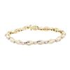Image 1 : 2.75 ctw Diamond Bracelet - 14KT Yellow Gold