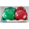 Image 1 : BOX OF STREET LIGHT GREEN AND RED LENSES