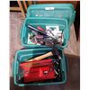 Image 1 : 2 SMALL TOTES OF HAND TOOLS