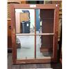 Image 1 : VINTAGE 4 PANE WINDOW FRAME CONVERTED TO MIRROR