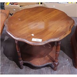 VINTAGE OAK OCCASIONAL TABLE