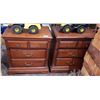 Image 1 : PAIR OF MAHOGANY NIGHT STANDS