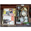 Image 1 : 2 BOX LOTS COLLECTIBLES