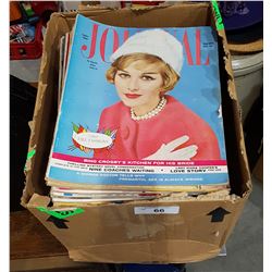 COLLECTION OF VINTAGE LADIES HOME JOURNAL MAGAZINES