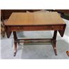 Image 1 : VINTAGE SPRAGUE MAHOGANY DUNCAN PHYFFE DROP LEAF DESK