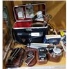 Image 1 : VINTAGE VOIGHANDER CAMERA IN CASE WITH ACCESSORIES CIRCA 1940'S
