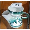 Image 1 : VICTORIAN PORCELAIN SHAVING MUG