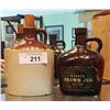 Image 1 : VINTAGE CROCKERIE JUG AND WHISKEY JUG