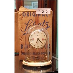 VINTAGE SCHATZ 400 DAY CLOCK WITH ORIGINAL BOX