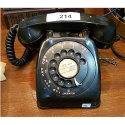 VINTAGE BAKE-LIGHT ROTARY TELEPHONE