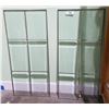 Image 1 : 2 VINTAGE LEADED GLASS WINDOWS