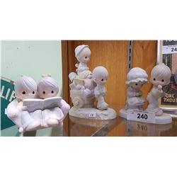 3 PRECIOUS MOMENTS FIGURINES