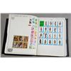 Image 2 : 2 VINTAGE STAMP ALBUMS WITH STAMPS