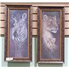 Image 1 : PAIR OF AFRICAN ANIMAL PRINTS