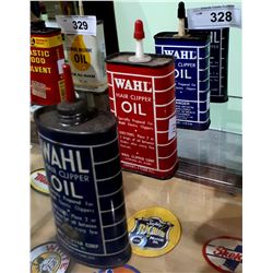 4 VINTAGE WAHL HAIR CLIPPER HANDY OILERS