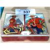 Image 1 : 2 VINTAGE DECKS OF RCMP PLAYING CARDS IN CASE