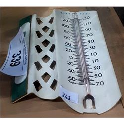VINTAGE TIN OUTDOOR THERMOMETER