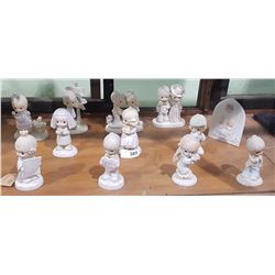 12 PRECIOUS MOMENTS FIGURINES