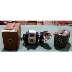 3 VINTAGE CAMERAS